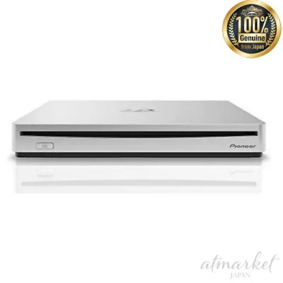 Pioneer Slot-in Type Portable Blu-ray Drive [For Win & Mac] Silver BDR-XS07JL • $164.99