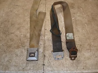 1967 Chevelle Ss Malibu Gto 442 Gs 2 Gold/tan Seat Belts  1 Deluxe Female Gm Oem • $25