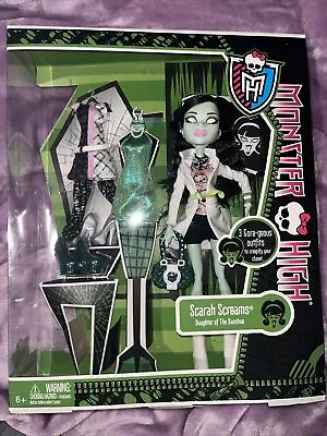Mattel Monster High Scarah Screams 10.5 In Doll With Fashion Assortment - BBR86 • $312.50