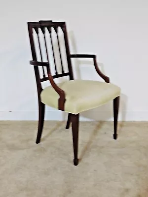 BAKER Furniture Company Historic Charleston Collection Mahogany Dining Arm Chair • $650