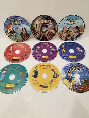 Nest Animated Hero Old/New Testament Living Scriptures Lot Of 9 Discs Only NEW • $15.99