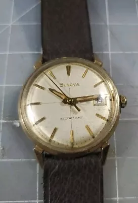 VINTAGE SELFWINDING MENS BULOVA WATCH #11ALACD  Not Running • $49.70