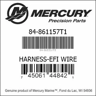 Mercruiser Wiring Harness 84-861157T • $850