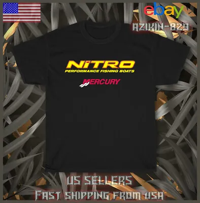 Hot New Tee Shirt Nitro Mercury Fishing Boats Logo T-Shirt Size S - 5XL • $20.99