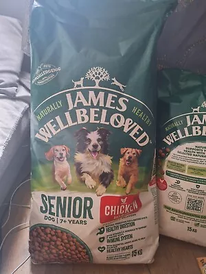 James Wellbeloved Chicken And Rice Senior Dry Dog Food - 15 Kg (437346) • £38