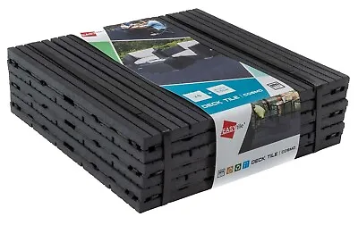 Garden Patio Interlocking Composite Decking Floor Tiles Easy Tile 30x30cm • £25.90