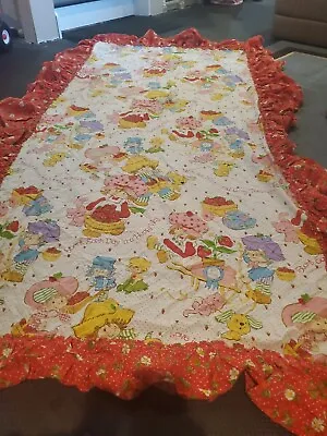 Vintage Strawberry Shortcake Twin Bed Conopy Cover • $75