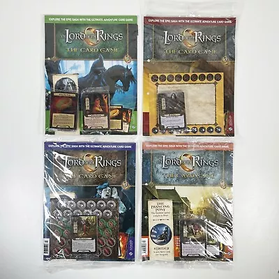 Lord Of The Rings LCG Magazine Issues 1-4 With Foil Cards Hachette NEW & SEALED • £379.99