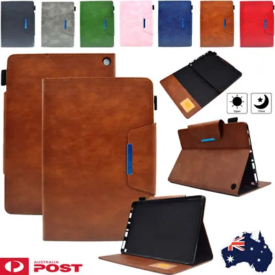 For Amazon Kindle Fire HD 8 Plus Case Leather Smart Sleep Magnetic Flip Cover • $10.99