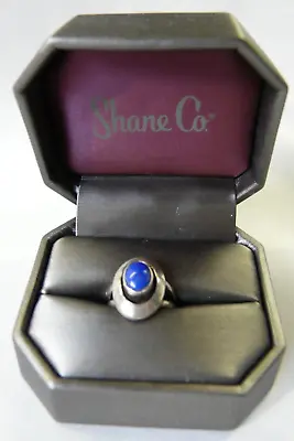 Vintage Sterling Silver Childs Ring With Lapis Lazuli Gemstone Size 4 ¾ • $35