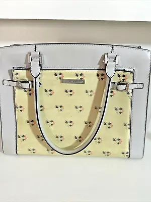 Vintage Charles Jourdan Floral Virginia Satchel Handbag • $75