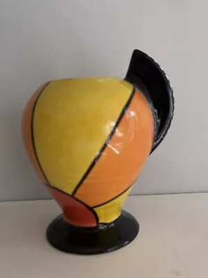 Lorna Bailey  Sunburst Fin Vase Rare Early Pattern • £55