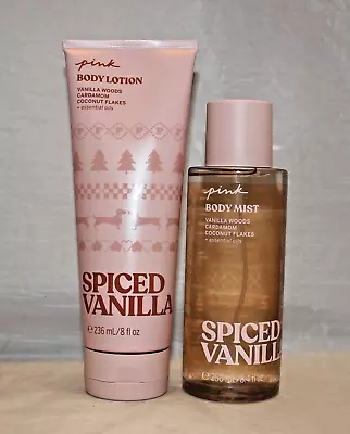 Victoria's Secret Pink Spiced Vanilla Body Lotion & Mist • $51.27