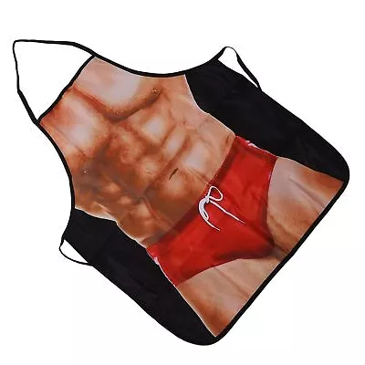 NEY Muscle Pattern Funny Novelty Apron Kitchen Apron For Men Women Chef • $10.76