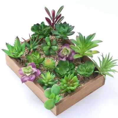 Quality Lotus Home Decor Succulents Fake Flowers Floral Craft Artificial Plants • £4.15