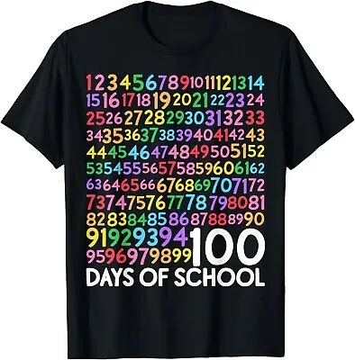 100th Day Of School Teacher Kids 100 Days Math Numbers  Gift Unisex T-Shirt • $19.95