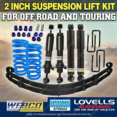 $1091 • Buy 2  50mm Webco Rancho Lovells Suspension Lift Kit For Nissan Navara D40 05-On