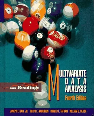 Multivariate Data Analysis : With Readings Hardcover Joseph Hair • $7.55