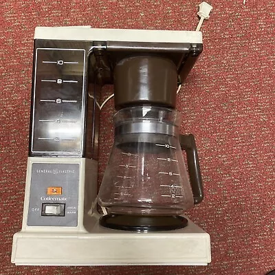 General Electric Coffeematic Coffee Maker 10 Cup Automatic Drip Vintage MCM • $43.20