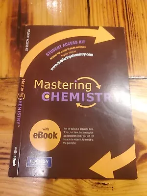 Mastering Chemistry Online Access Code+Ebook • $27