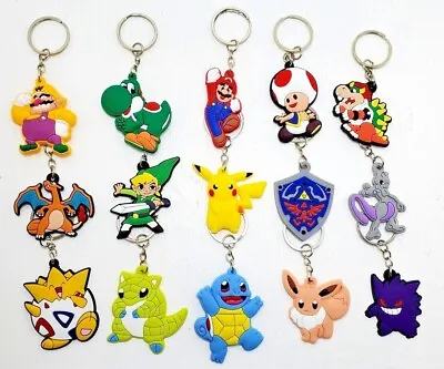 Nintendo Video Game Character Keychains - Pokemon Mario Zelda • $7.99