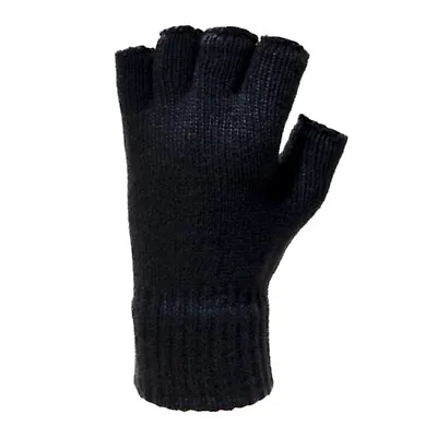 £3.47 • Buy Ladies Womens Warm Knitted Thermal Fullfinger Halffinger/Fingerless Cosy Gloves