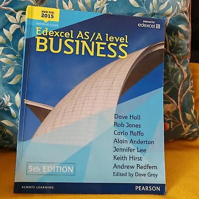 Edexcel AS/A Level Business 5th Edition Student Book And ActiveBook By Alain... • £19.99