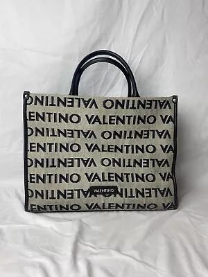 Mario VALENTINO BAGS August Tote Bag Polyester Beige/black • £60