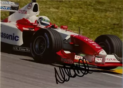 ***  ALLAN MCNISH  -  TEAM  TOYOTA  -  HAND SIGNED  -  F1  ***  7x5 Photo • $4.99