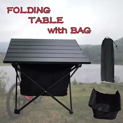 Camping Folding Tables With Storage Bag Portable Lightweight Outdoor Picnic BBQ • $31.79
