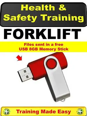 UK Forklift Lift Truck Pallet Health & Safety Student Training 8GB Memory Stick • £10.99