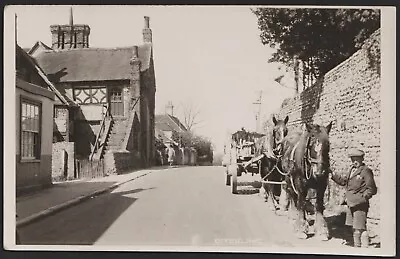 £9.95 • Buy DITCHLING, SUSSEX Horse-drawn Cart With Shire Horses Postcard