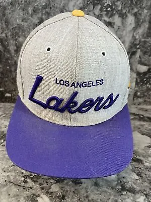 Vintage Mitchell & Ness Hardwood Classics NBA L.A. Lakers Script Snapback Hat • $19.99