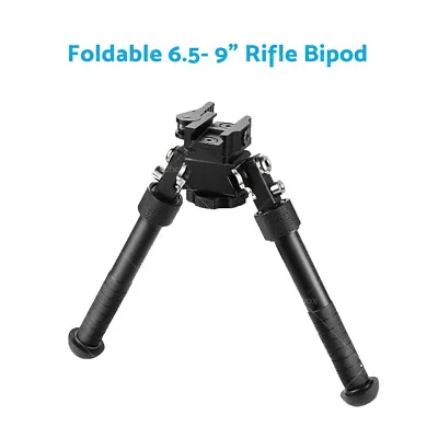 360° Swivel QD Tactical 6.5 To9  Rail Pistol Hunting Shooting Rifle Bipod Mount • $27.64