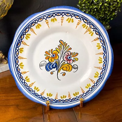 Vintage Art Pottery TALAVERA EL CARMEN Decorative Wall Hanging Plate Mexico 8.5  • $42