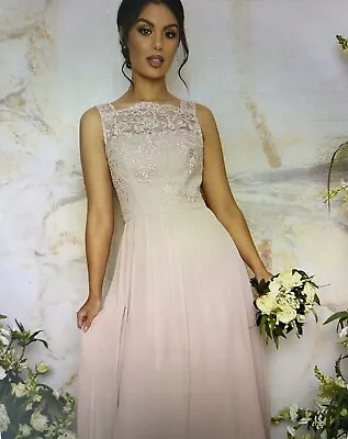 Mink/Pale Pink Colour Bridesmaid/Prom Dress Size 6 Unworn • £25