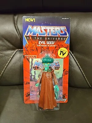 Masters Of The Universe EVIL SEED Master Of Plants Retro Figure Super 7 RARE NEW • $55.99