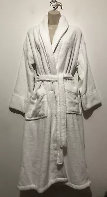 Marks & Spencer Bodysoft Towelling Robe Dressing Gown Bathrobe White Medium • £29.99