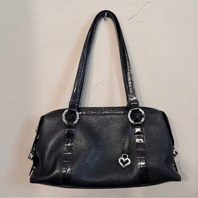 Brighton | Black Vintage Top Handle Brighton Handbag Purse • $30