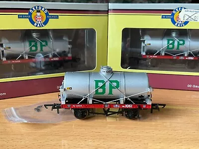 Oxford Rail 00 Gauge - Or76tk2007 - 12 Ton Tank Wagon 'shell Bp' No.1061 Boxed • £15