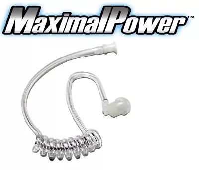 MaximalPower Clear Twist On Replacement Acoustic Tube For Two-Way Radio Headsets • $8.98