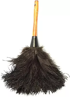 Feather Duster Ostrich Vintage Handle Cleaner Home House Furniture Cleaning Dust • $12.49