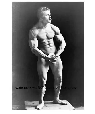 Vintage Strong Man PHOTO Sexy Circus Sideshow Beefcake Bodybuilder Gay Interest • $4.88