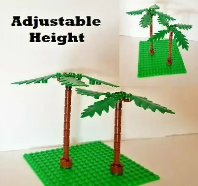 LEGO Tree Set Of 2 Minifigure Vacation Hawaiian Palm Ocean Friends Plant Forest • $29.59