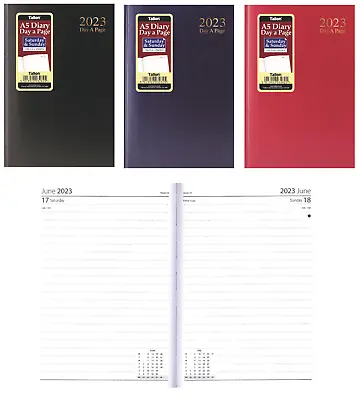 £4.49 • Buy 2023 Desk Diary A5 Day To A Page Full Day Saturday & Sunday Hard Back Planner