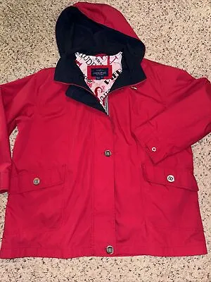 Mackintosh New England MENS Jacket Coat XL Red Pockets Lined Classic • $29.99