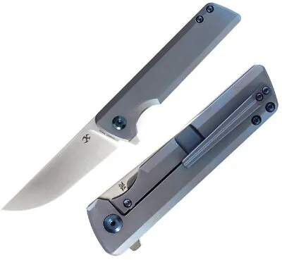 Kansept Knives Anomaly Framelock Folding Knife 3.13  S35VN Steel Blade Titanium • $164.99