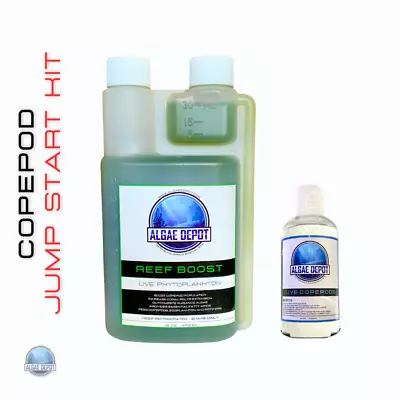 LIVE Phytoplankton - Algae Depot® REEF-BOOST® & Copepods COMBO!  FAST SHIP!! • $32.95