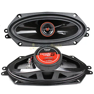 2 Cerwin Vega H7410 4x10  Coaxial Speakers 2-Way HED Series 320W Max  Pair • $55.95