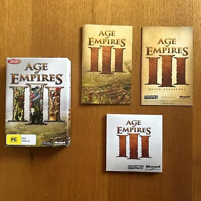 Age Of Empires Iii (pg) Pc-cd Game Oz Seller • $15